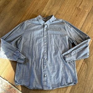 EDDIE BAUER | 100% cotton button down, size XL tall